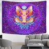 Fuchs psychedelisch 1 - Wandtuch - Wand-Magie