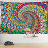 Spiralmandala Farbig 1 - Wandtuch - Wand-Magie