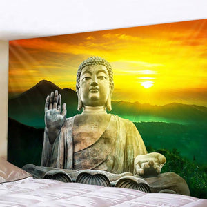 Buddha Sonnenaufgang -  - Wand-Magie