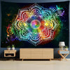 Farbiges Mandala -  - Wand-Magie