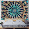 Mandala Orange Babyblau -  - Wand-Magie