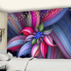 Kalte Farben Mandala Blume -  - Wand-Magie