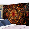 Warme Farben Mandala -  - Wand-Magie