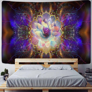 Mandala mit Lotusblume -  - Wand-Magie