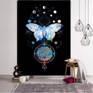 Schmetterling Mondzyklen -  - Wand-Magie
